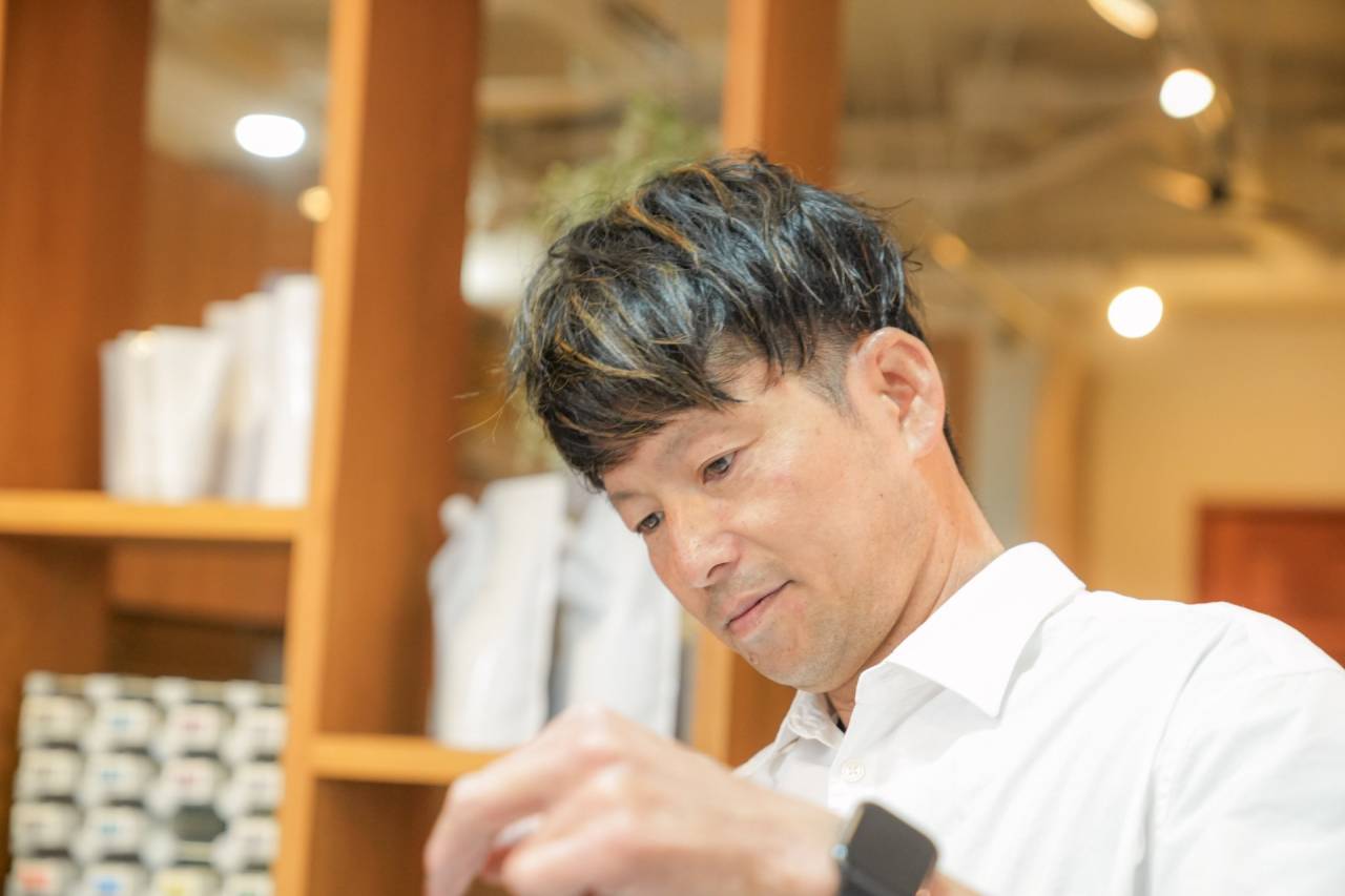 理容室の外観